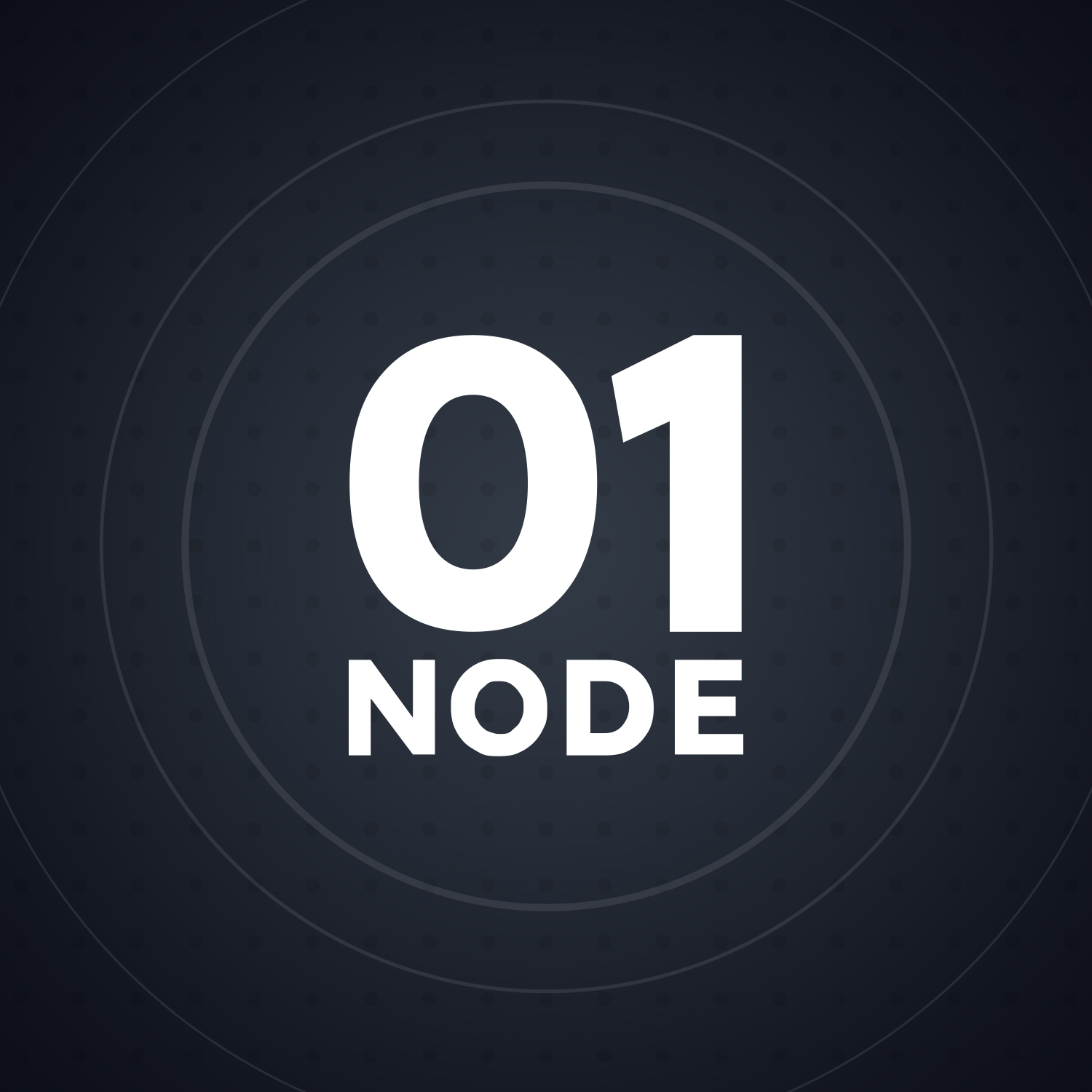 6 – With 01Node’s Own Infrastructure